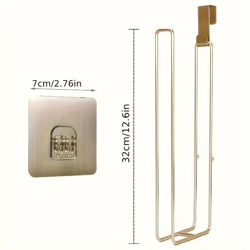 Toilet Paper Holder with Storage – 3 Extra Rolls Wall Mount Toilet Paper Holder Peaceful Pleasures Health and Wellness Golden
