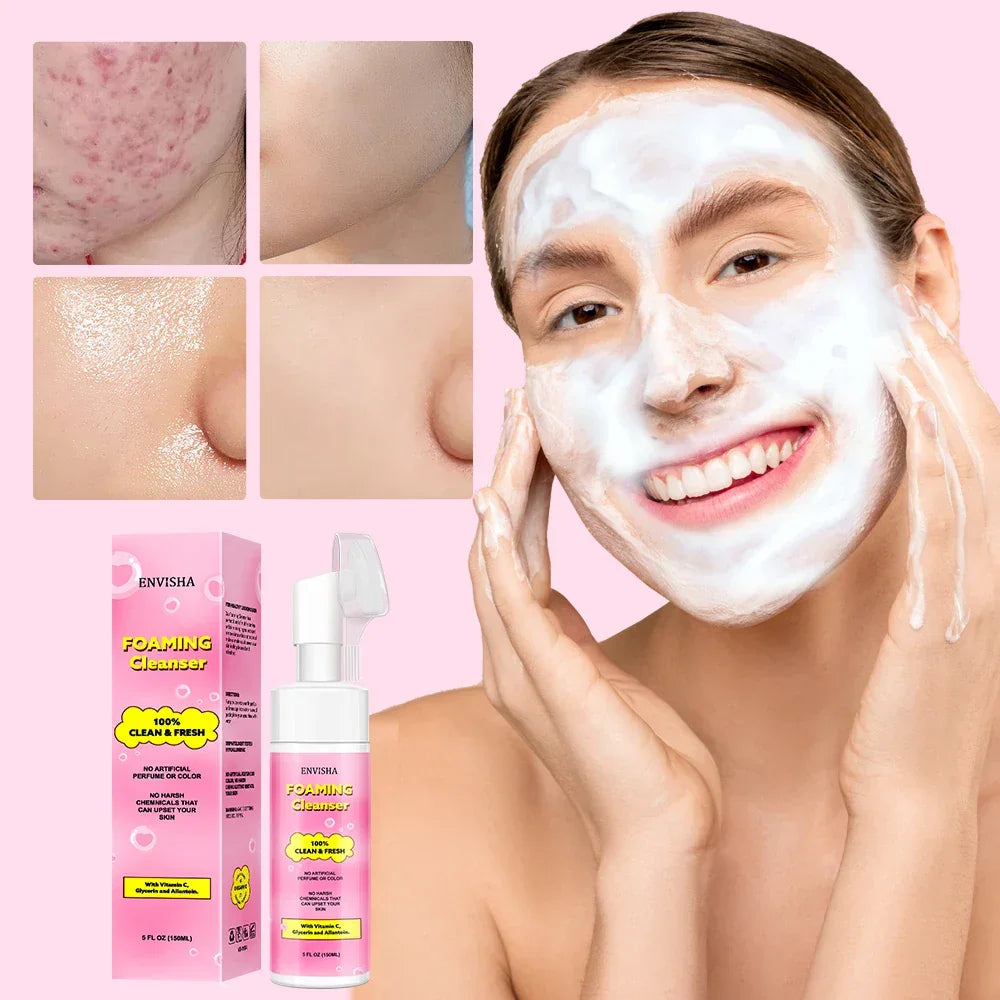 ENVISHA Foaming Cleanser – Oil Control & Pore Minimizing 150ml Facial Cleanser Peaceful Pleasures Health and Wellness