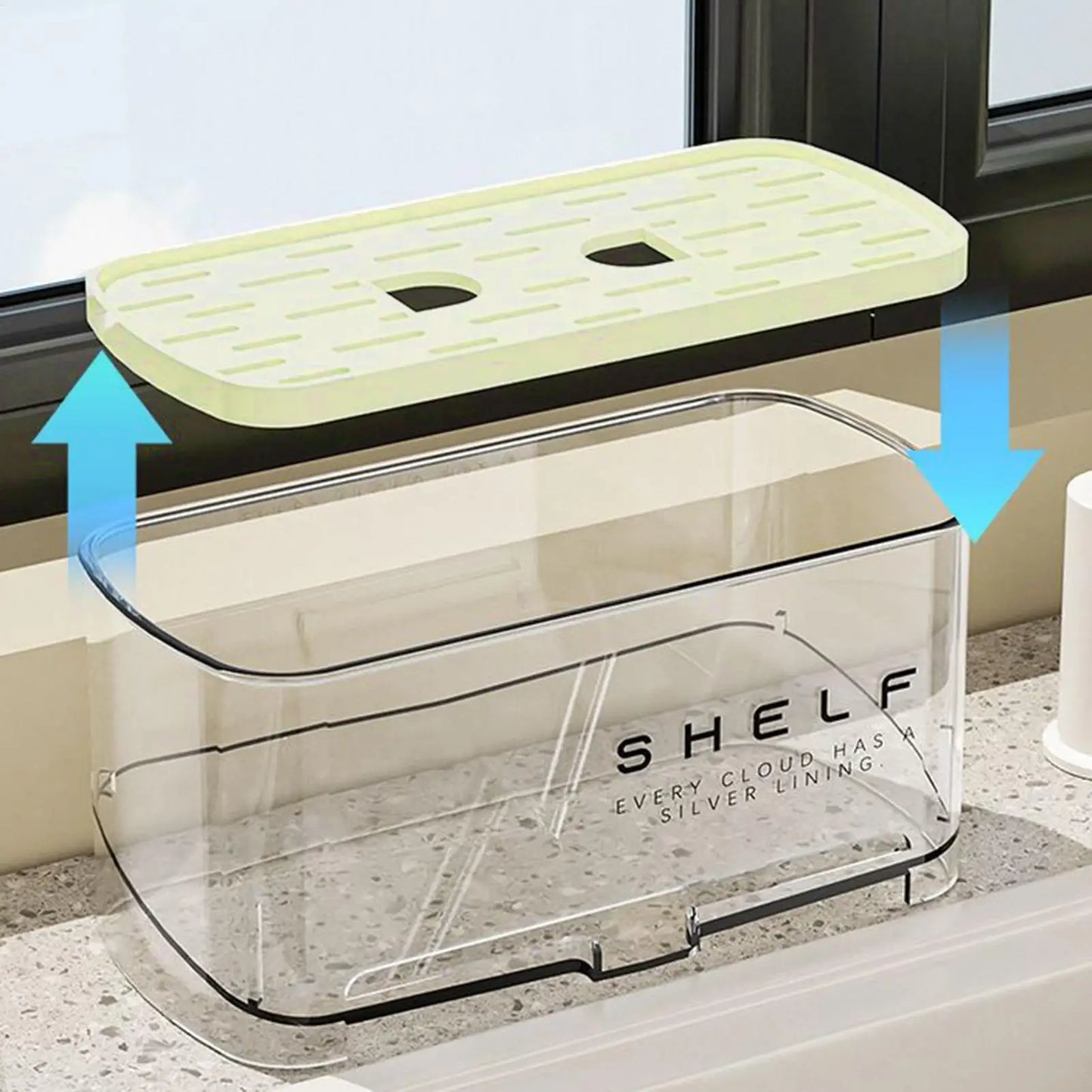 Adjustable Kitchen Drain Rack & Sink Organizer | Dish Drying