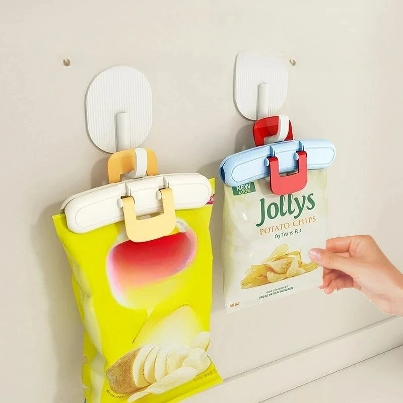 Multicolor Dopamine Food Bag Clips – Airtight Kitchen Sealing