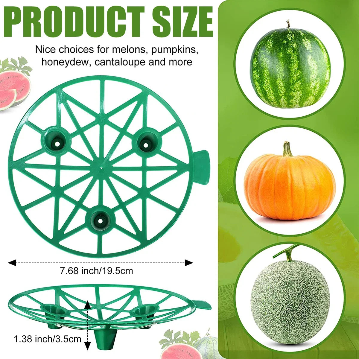10Pcs Melon Cradle Pumpkin Support Strawberry Supports Holder Set Protect Watermelons From Ground Rot Holds Up to 8 lbs Peaceful Pleasures Health and Wellness
