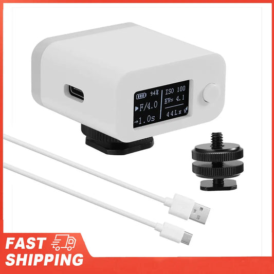 M08 Light Meter Camera Set-top Reflection Cold Shoe Fixing Photometer Peaceful Pleasures Health and Wellness