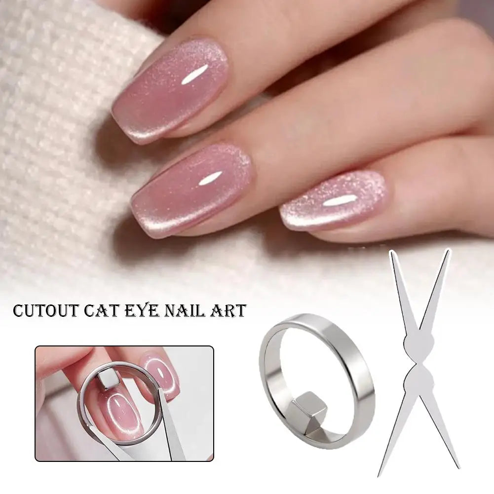 Cat Eye Nail Magnetic Wand | Hollow Glass Gel Nail Art Tool