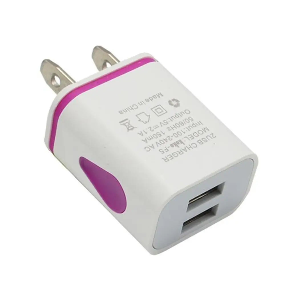 Dual USB Travel Wall Charger 18W | EU & US Plug Universal
