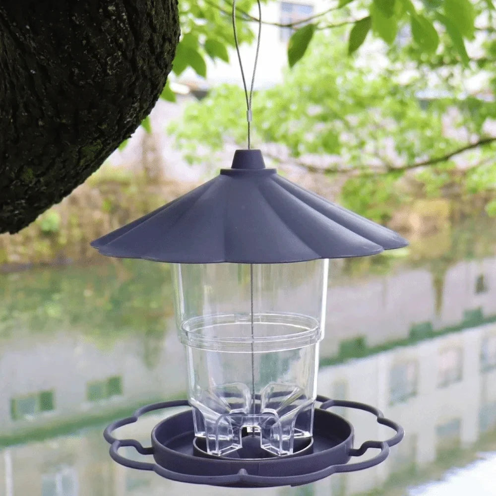 Gazebo Hanging Wild Bird Feeder – Large Capacity & Waterproof