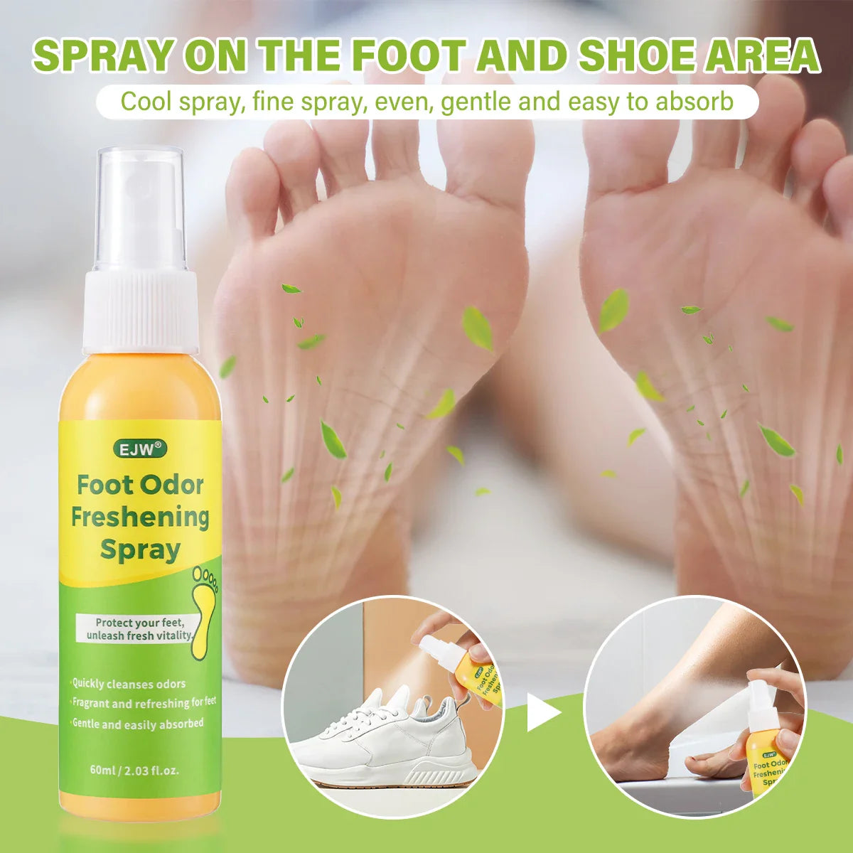 Probiotic Foot Spray – Tea Tree, Lavender & Eucalyptus Odor Control