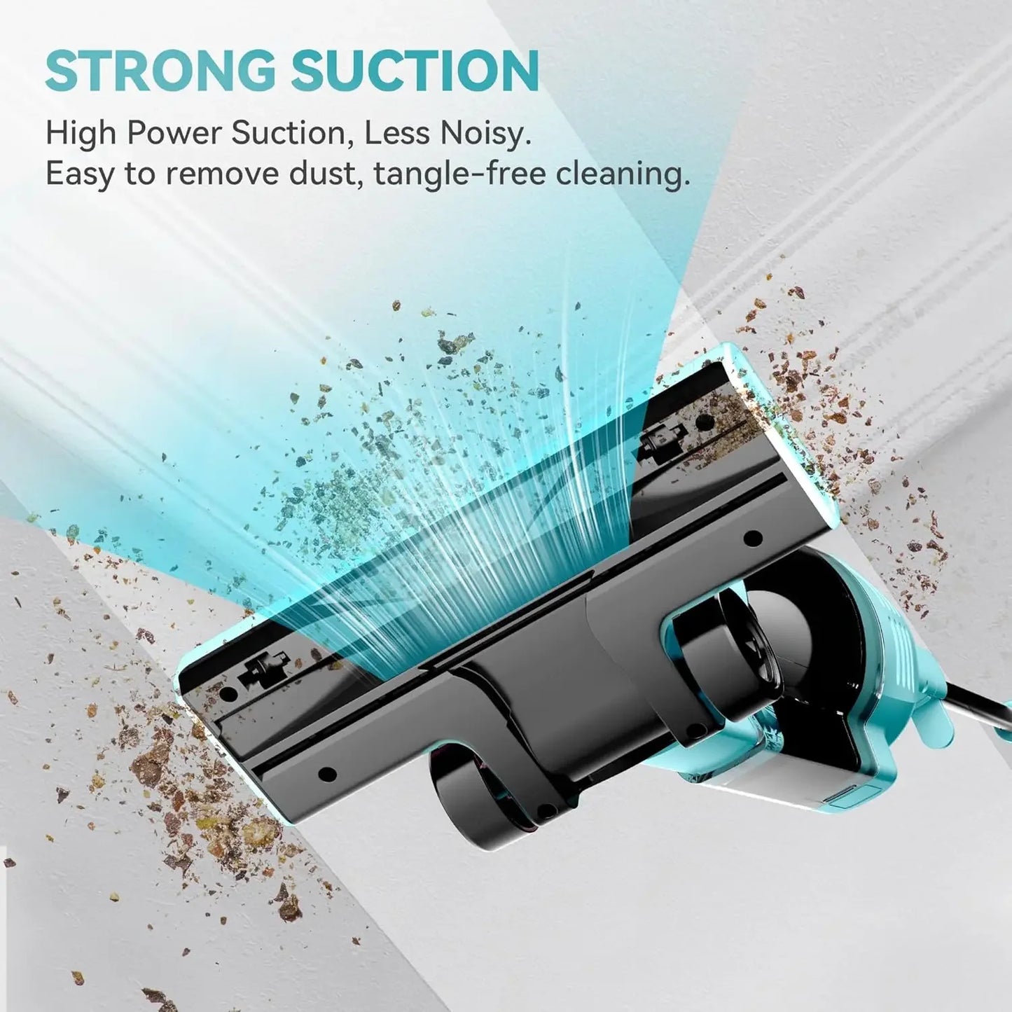 20KPa Powerful Stick Vacuum Cleaner, 16Ft Cord, Lightweight for Hardwood Floors & Pet Hair Peaceful Pleasures Health and Wellness