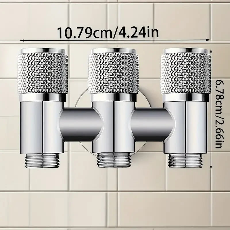 3-Way Diversion Valve Wall Faucet – 1 Inlet, 3 Outlets | YANKE