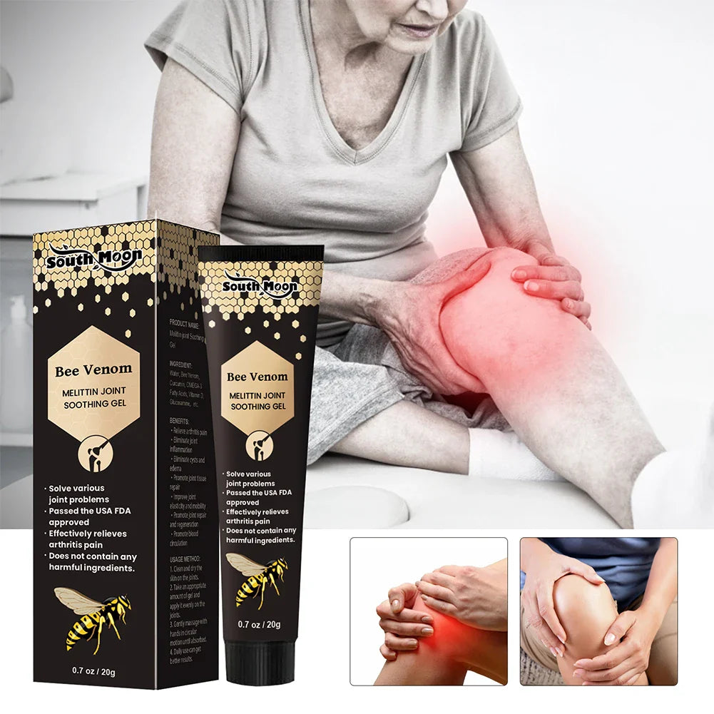 Bee Venom Soothing Gel – Curcumin, Glucosamine & Vitamin D