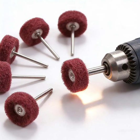 10pcs Nylon Fiber Abrasive Drill Brush – Polishing & Buffing Set Abrasive Drill Brush Oasis Select green