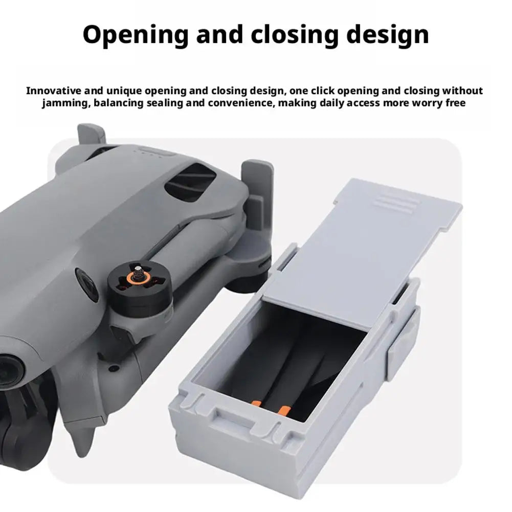 For DJI Mini 5 Pro Battery-shaped Blade Storage Box, Compression-resistant And Drop-proof Propeller Protection Box Peaceful Pleasures Health and Wellness