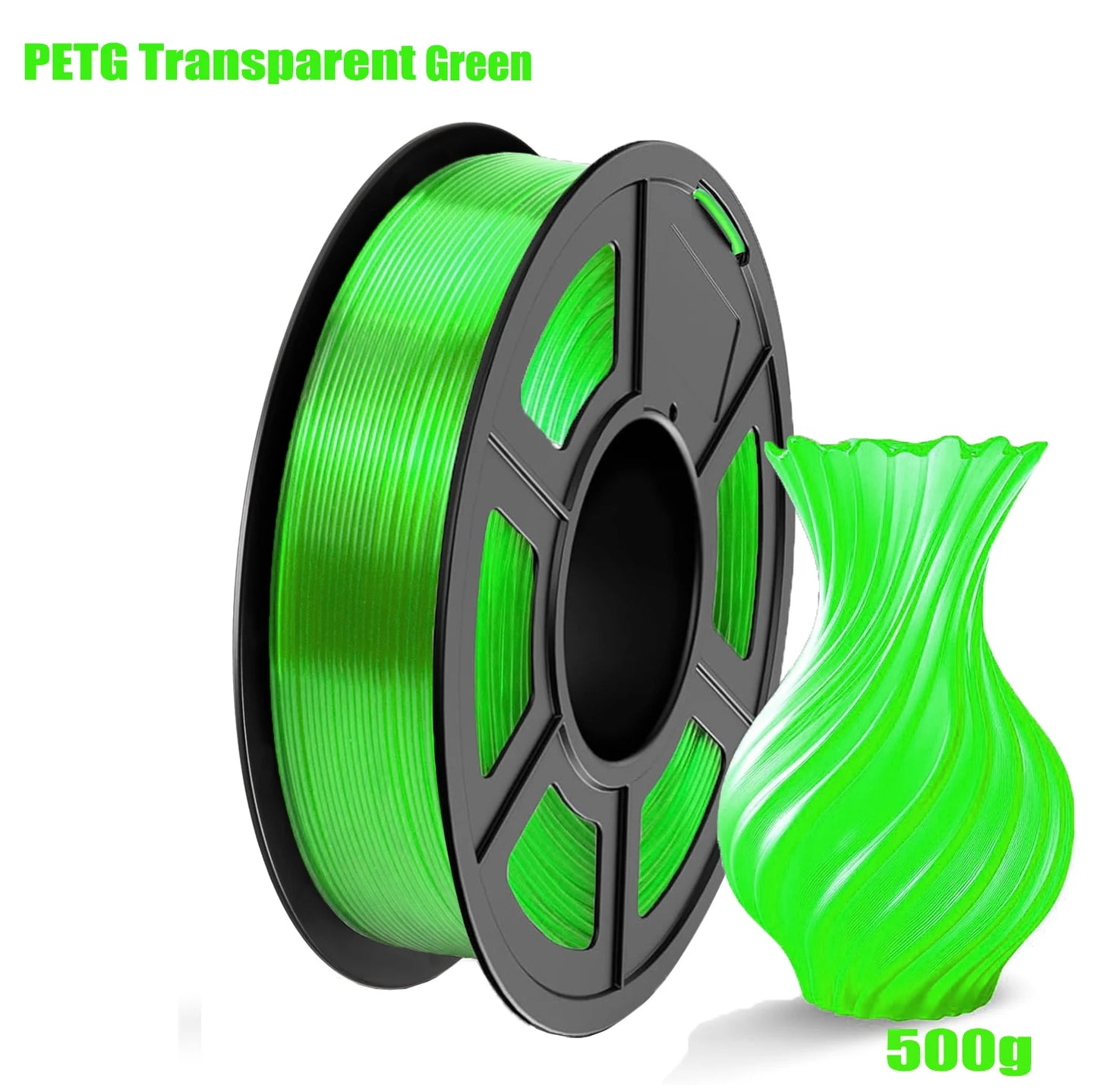 DINGSUN 3D PETG Filament 1.75mm | 500mm/s High-Speed Multicolor
