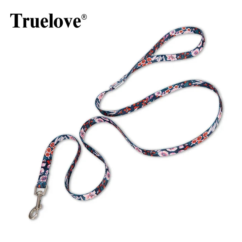 Truelove Floral Pet Leash Spring Design Small Boys Girls Dogs Cats Lihgtweight Rope Running Training Dog Leash Polyester TLL3113 Peaceful Pleasures Health and Wellness
