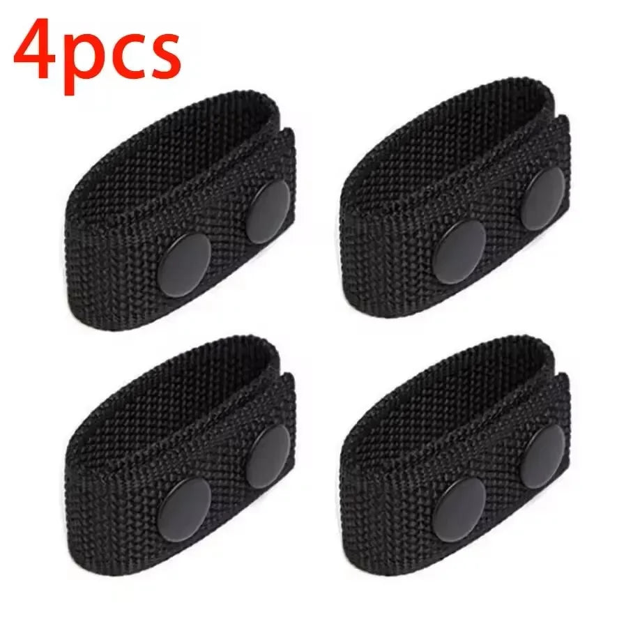 4Pcs Multi Functional Tactical Belt Double Nylon Buckle Portable Belts Accessory Equipment Outdoor Sports Accessory Fixed Buckle Peaceful Pleasures Health and Wellness 4pcs