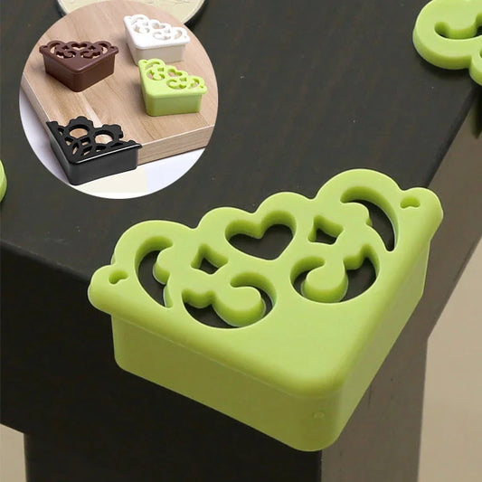 4Pcs/lot Hollow Out Flower Pattern Soft Baby Safe Corner Protector Baby Kids Table Desk Corner Guard Children Safety Edge Guards Peaceful Pleasures Health and Wellness