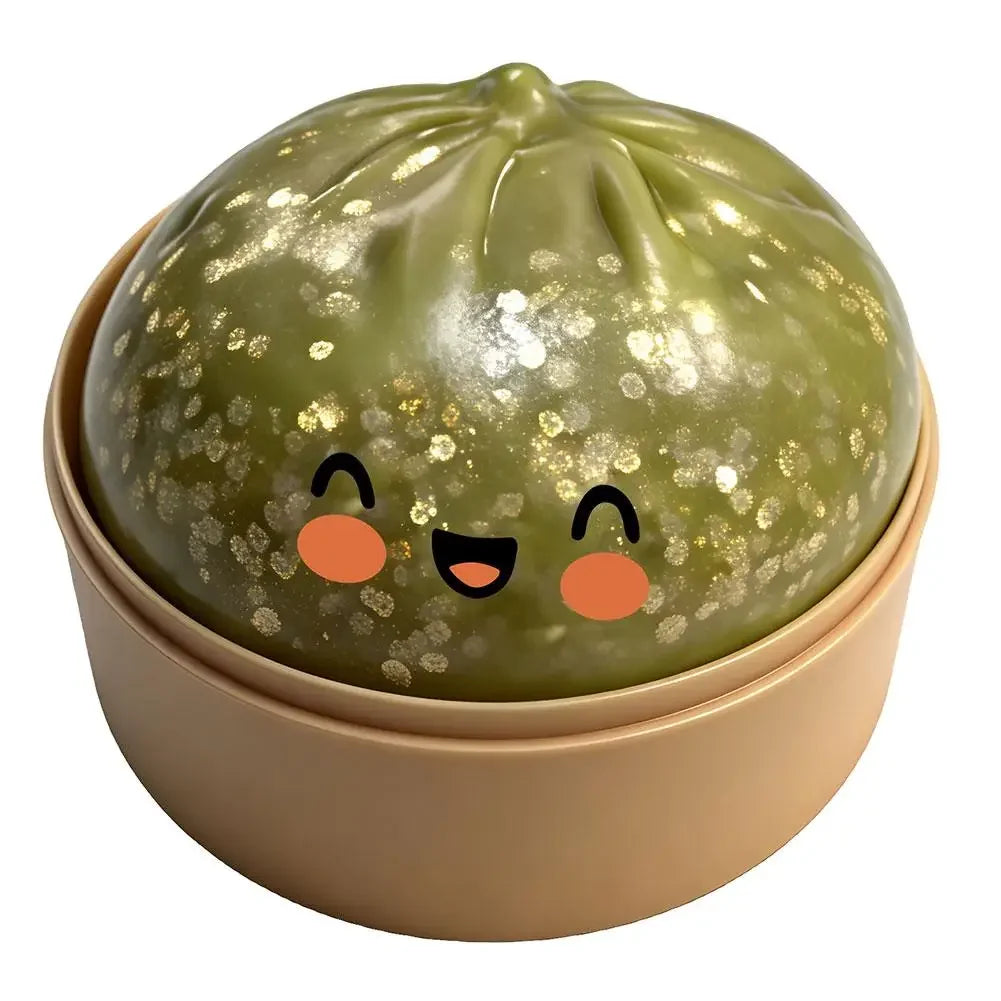 Shiny Flash Simulation Dumpling Bun Toy Pressure Ball, Slow Rebound Soft Pinch Decompression Toy, for Kids Adults Birthday Gifts Peaceful Pleasures Health and Wellness 07