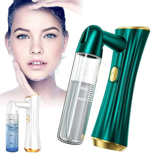 Handheld Facial Steamer Sprayer - Portable Humidifier for Deep Moisturizing & Skin Replenishment, Beauty Care Tool - White Peaceful Pleasures Health and Wellness