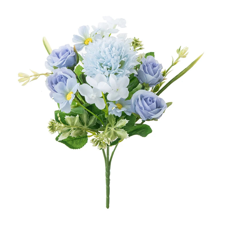 Silk Rose Artificial Flower Wreath | Wedding & Home Decor