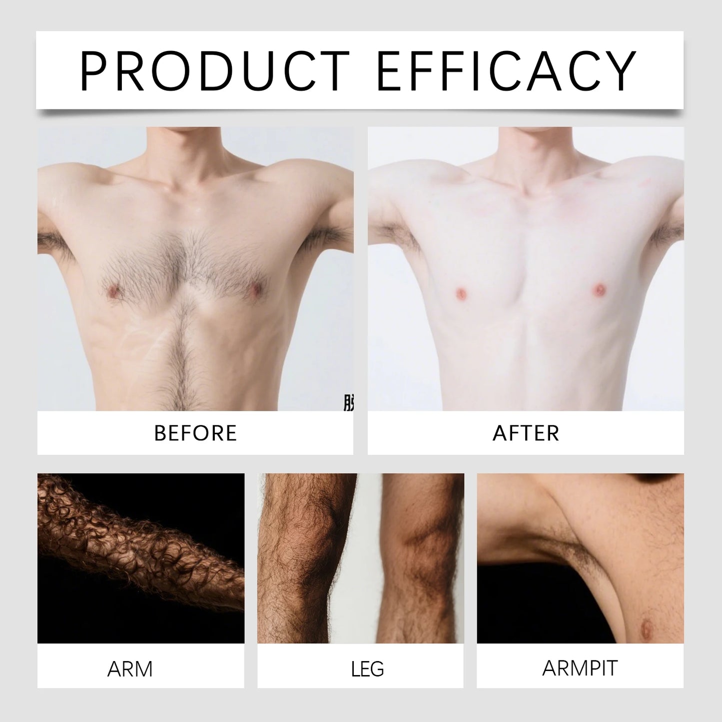 East Moon Men's Depilatory Spray – Body Hair Removal 100ml