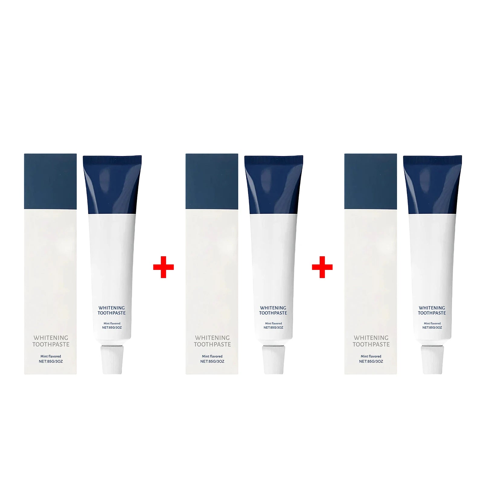 Teeth Whitening Toothpaste Remove Dental Plaque Reduce Tartar Relieve Gum Sensitivity Fresh Breath Peppermint Toothpaste 85g ﻿ Peaceful Pleasures Health and Wellness 3 X 85g boxed