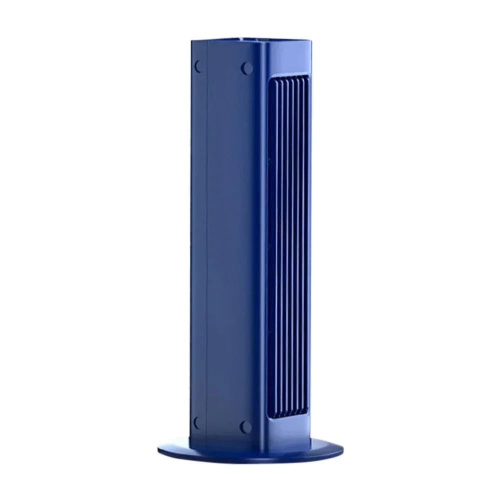 3000mAh Wall-Mount Bladeless Fan – Silent Air Cooler Peaceful Pleasures Health and Wellness Lake Blue United States