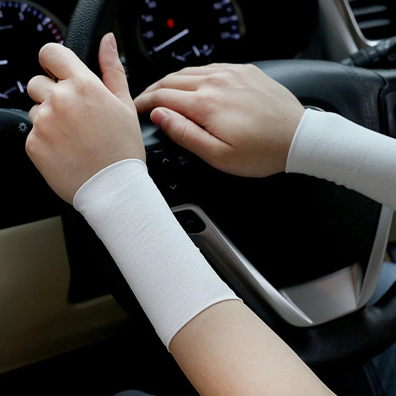 Ice Silk Cooling Wrist Bands – Breathable Sports Sweatbands