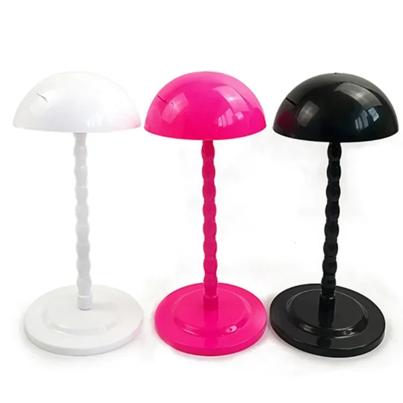 2pcs Practical Storage Hair Holder, Stable Dummy, Portable Cap Mannequin Head, Wig Stand, Hat Display, Home Salon Tool Peaceful Pleasures Health and Wellness