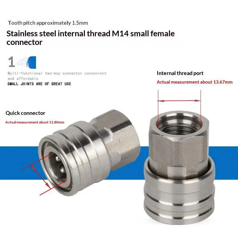 M14 x 1.5 Quick Connector Set – Leak-Proof Pressure Washer Fittings