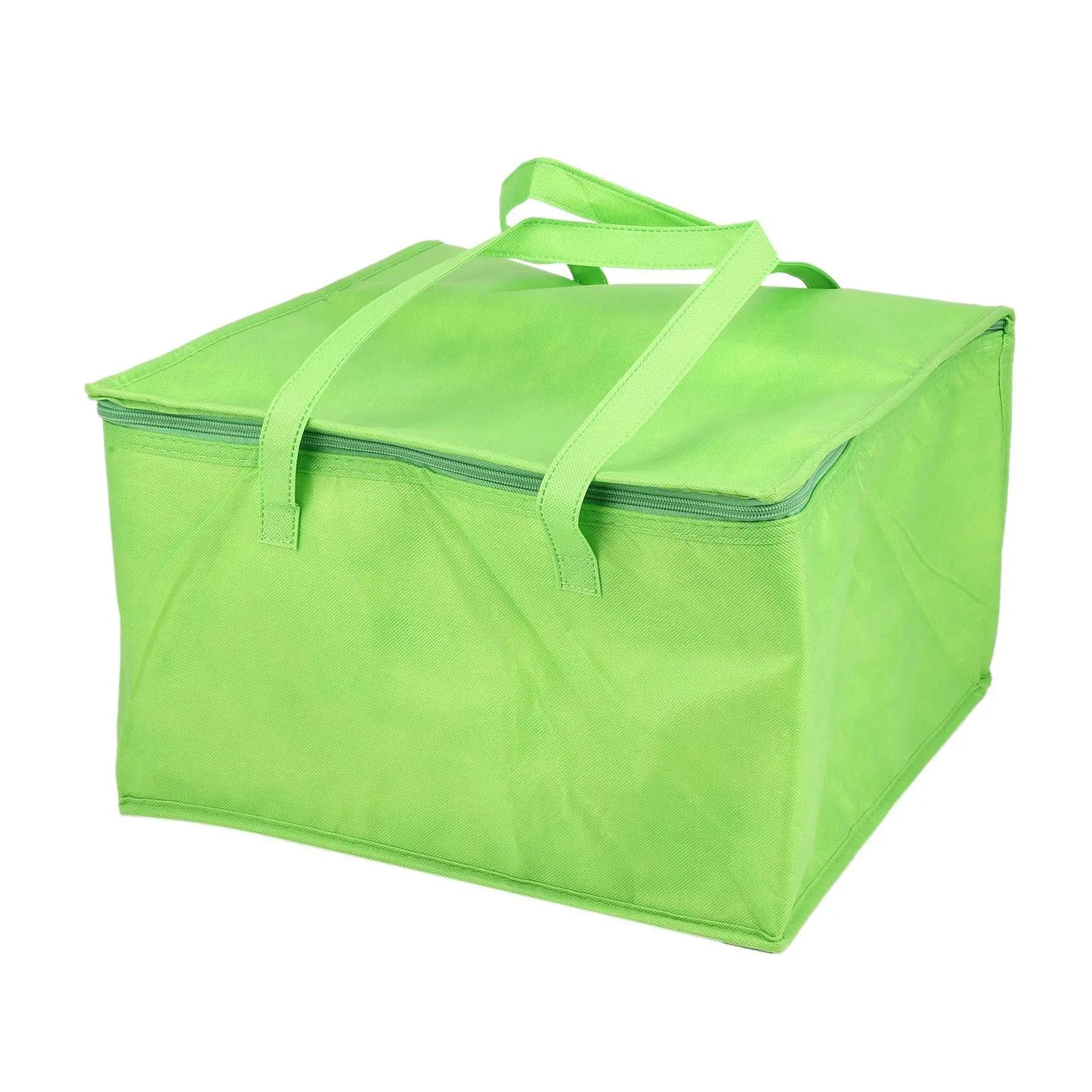 A36T-2X Foldable Large Cooler Bag Portable Food Cake Insulated Bag Aluminum Foil Thermal Box Green Peaceful Pleasures Health and Wellness