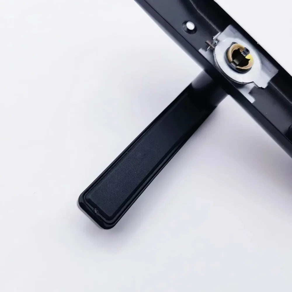 Keyless Bathroom Door Handle Lock – Single Tongue Metal Security