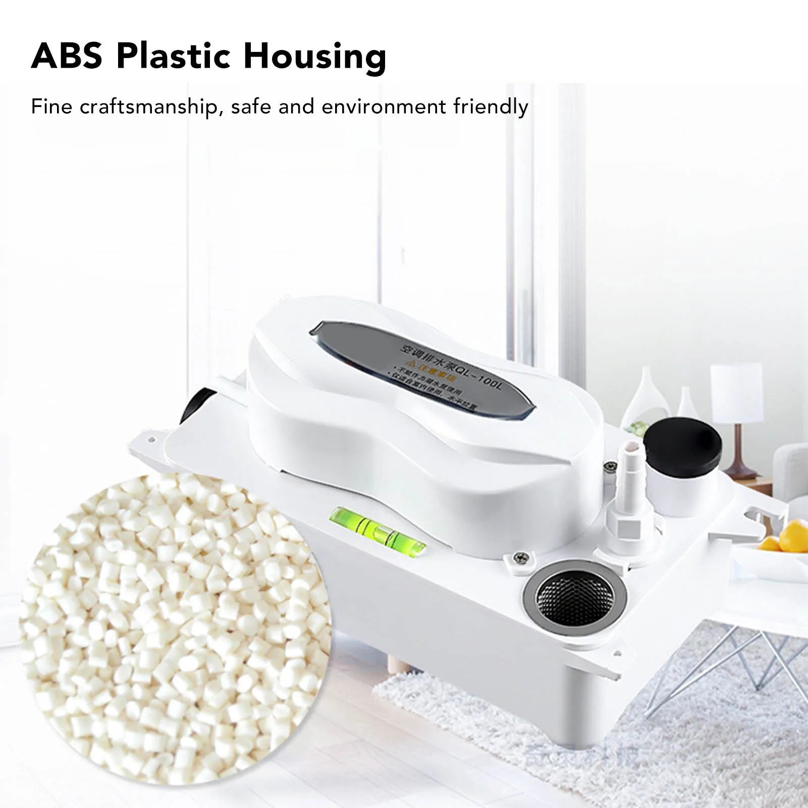 Air Conditioning Drain Pump HVAC Condensate Removal with 600ml Storage AC110‑240V 100L/H HVAC Condensate Pump Peaceful Pleasures Health and Wellness