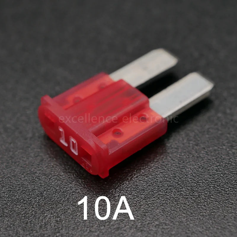 100/50/10pcs Mini M2 Car Fuse Long Foot Insert 5Amp 7.5Amp 10Amp 15A 20A 25A 30A 32V Zinc Auto Fuse Electric Peaceful Pleasures Health and Wellness