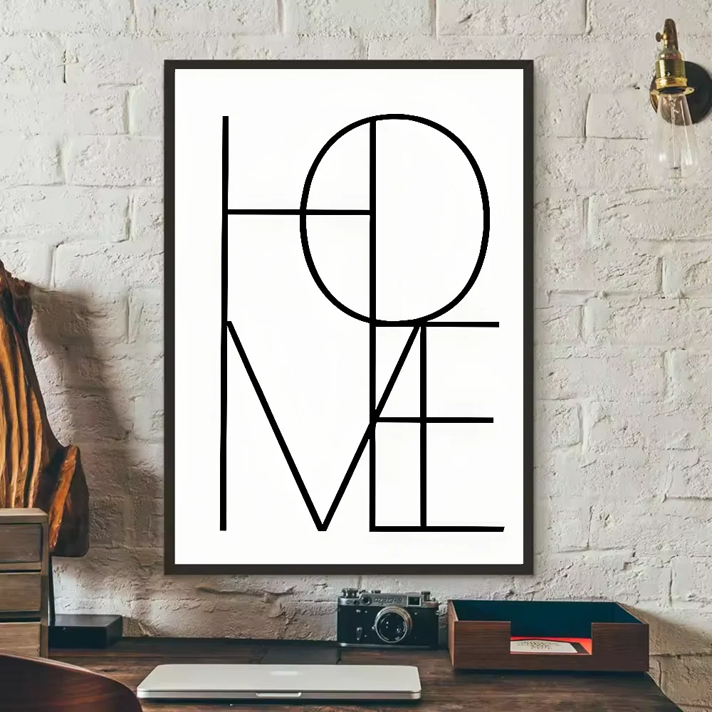 Abstract Bohemian Wall Art Poster | HD Waterproof PVC Decor Wall Art Poster Peaceful Pleasures Health and Wellness