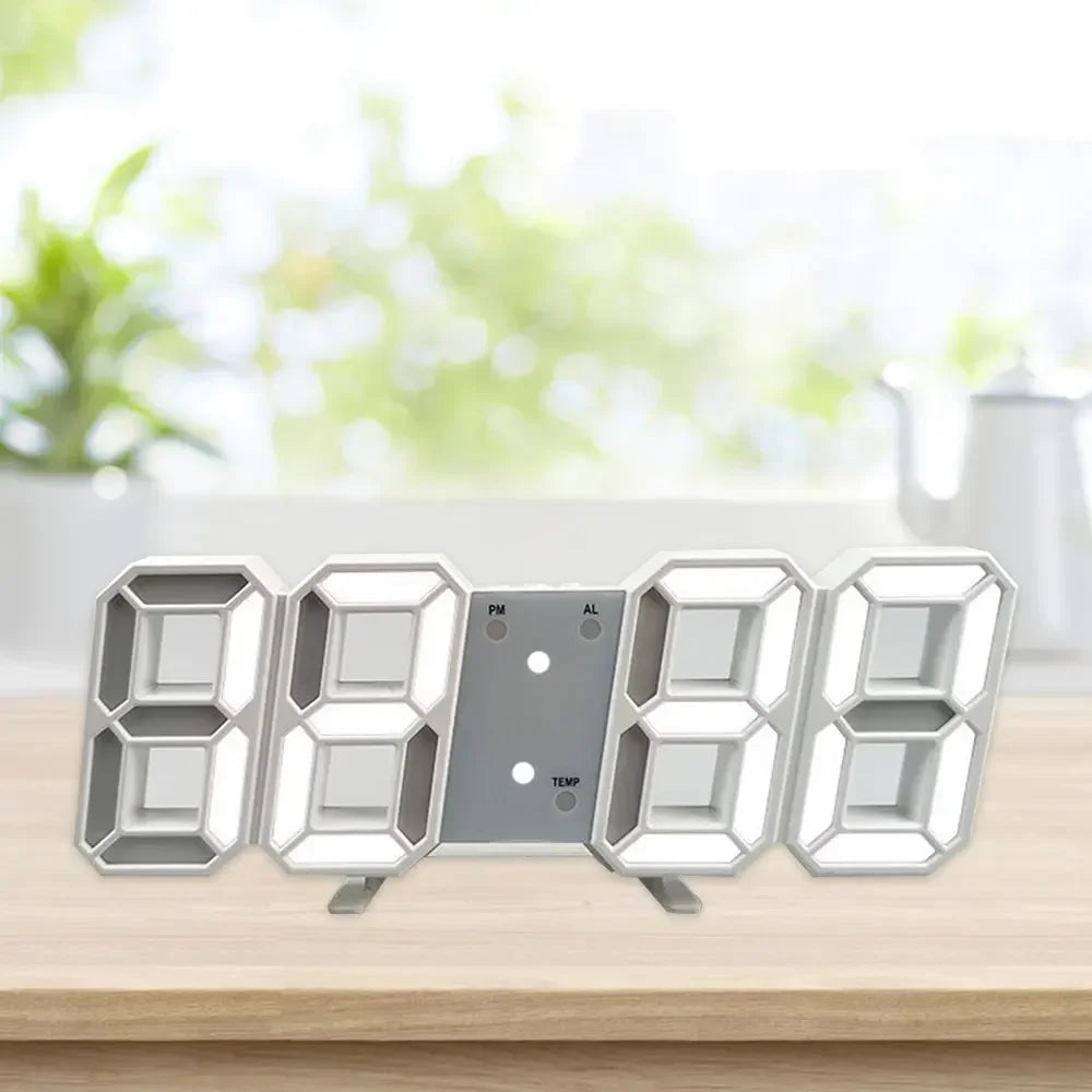 Digital Decoration for Bedroom Desk Watches Led Wall Clock Living Room Alarm Modern Home and Decoration Electronic Table Decor Peaceful Pleasures Health and Wellness