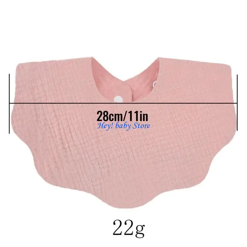 Baby Bandana Bib & Burp Cloth | Soft Cotton Drool Scarf 0-18M