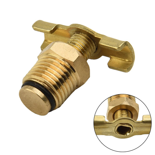 1 4 Blowdown Valve Air Compressor Tank BSP Drain Plug Tap Cock Peaceful Pleasures Health and Wellness Default Title