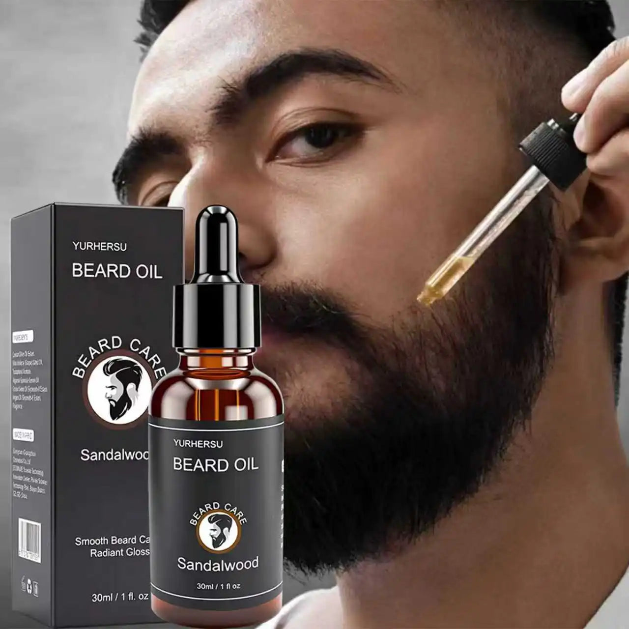 YURHERSU Beard Growth Oil – Soft, Thick & Smooth 30ml