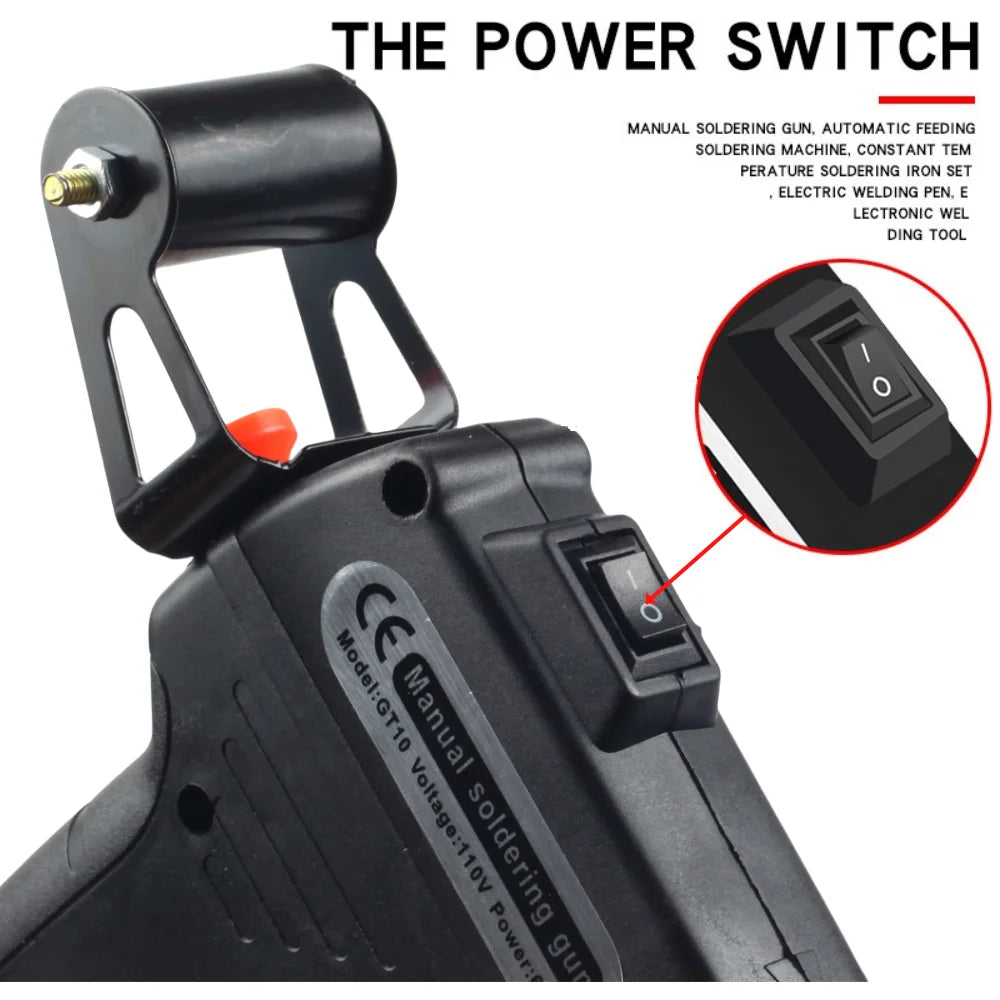 60W Electric Soldering Iron Gun Kit 110V/220V Auto Tin Feed Peaceful Pleasures Health and Wellness