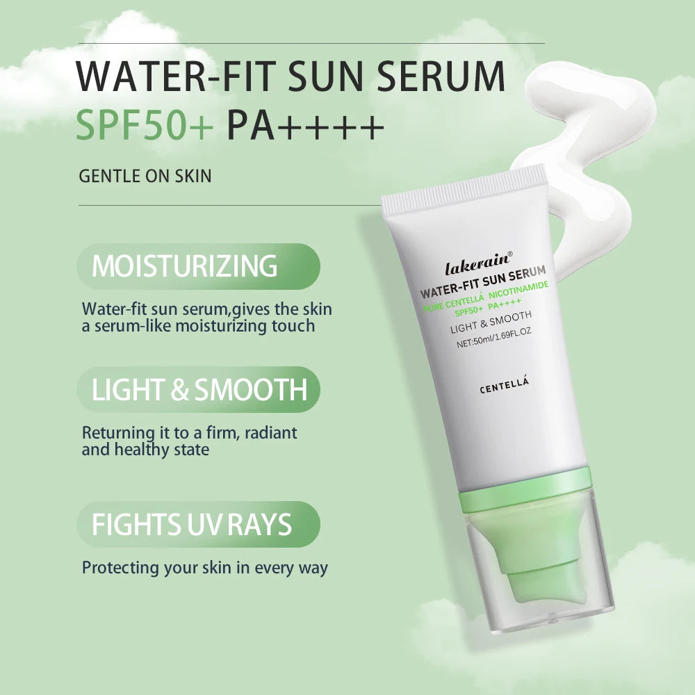 SPF50 Sunscreen Centella Lotion Korea Facial Long-Lasting Sun Protection Non-Greasy Sun Block Prevent Sunburn Face Skin Care Peaceful Pleasures Health and Wellness