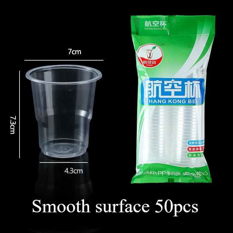 Clear Disposable Plastic Cups 25/50 Pack – Party & Picnic