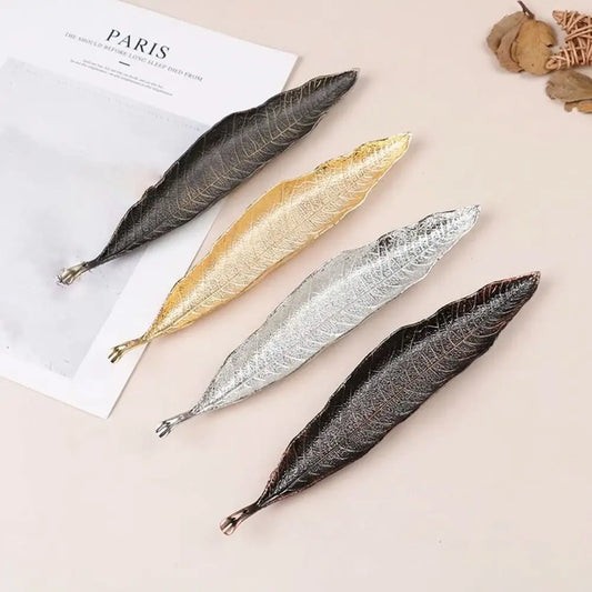 Retro Leaf Incense Holder Tray | Zinc Alloy Zen Incense Rack Incense Holder Tray Oasis Select