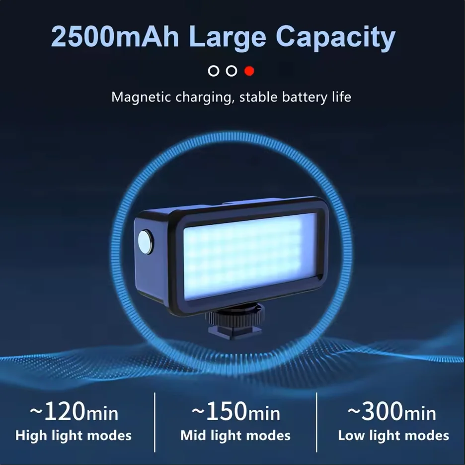 40M Waterproof Underwater LED Fill Light for GoPro & DJI
