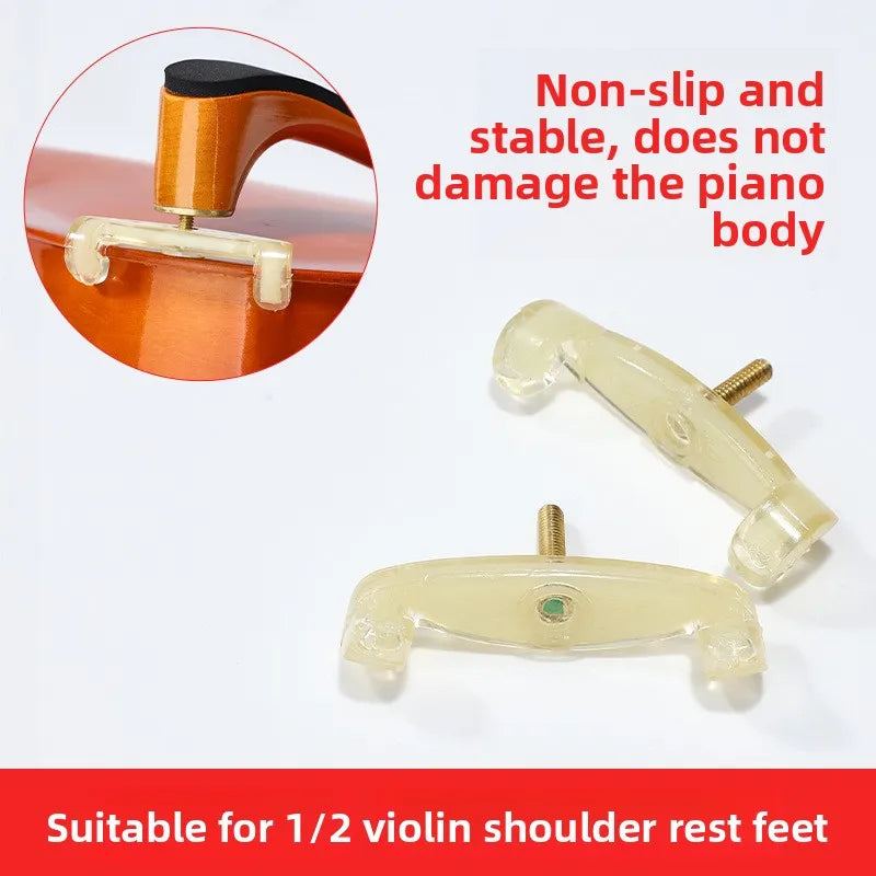 Violin Shoulder Bracket Foot Paw Extended Pad 4 4-3 Universal