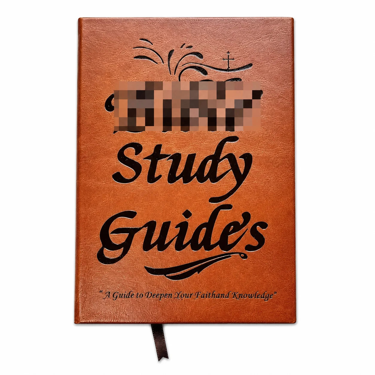 Christian Bible Study Journal Leather Prayer Notebook Thin Devotional