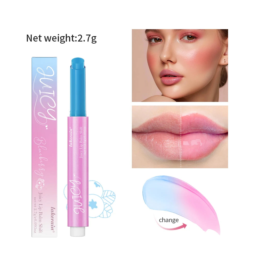 juicy lip balm gloss Color Change Hydrating & Nourishing Lip Gloss Balm with Vitamin E Lip Balm Long Lasting Moisturizing Lipst Peaceful Pleasures Health and Wellness Buleberry5