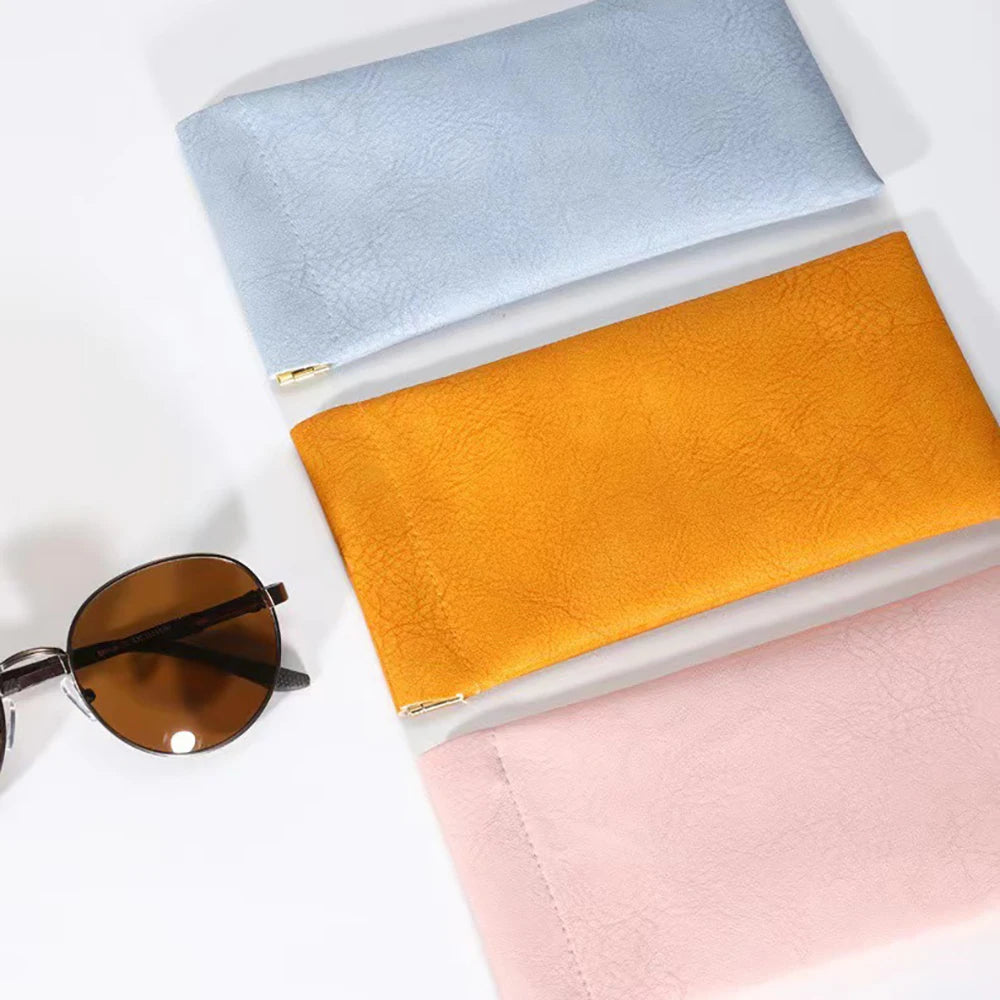 Portable Glasses Sunglasses Storage Bag Anti Pressure Velvet