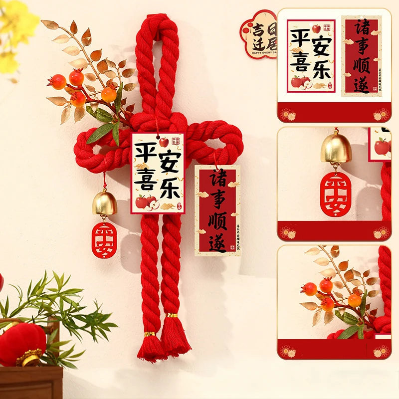 2026 Year of the Horse Chinese Knot Door Hanging | New Year Decor