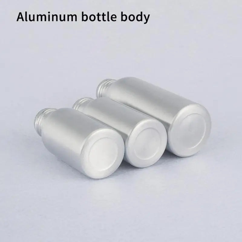 40-200ml Aluminum Pump Bottle High Quality Lotion Pump Shampoo Lotion Pump Refillable Bottle Liquid Dispenser Travel Container Peaceful Pleasures Health and Wellness