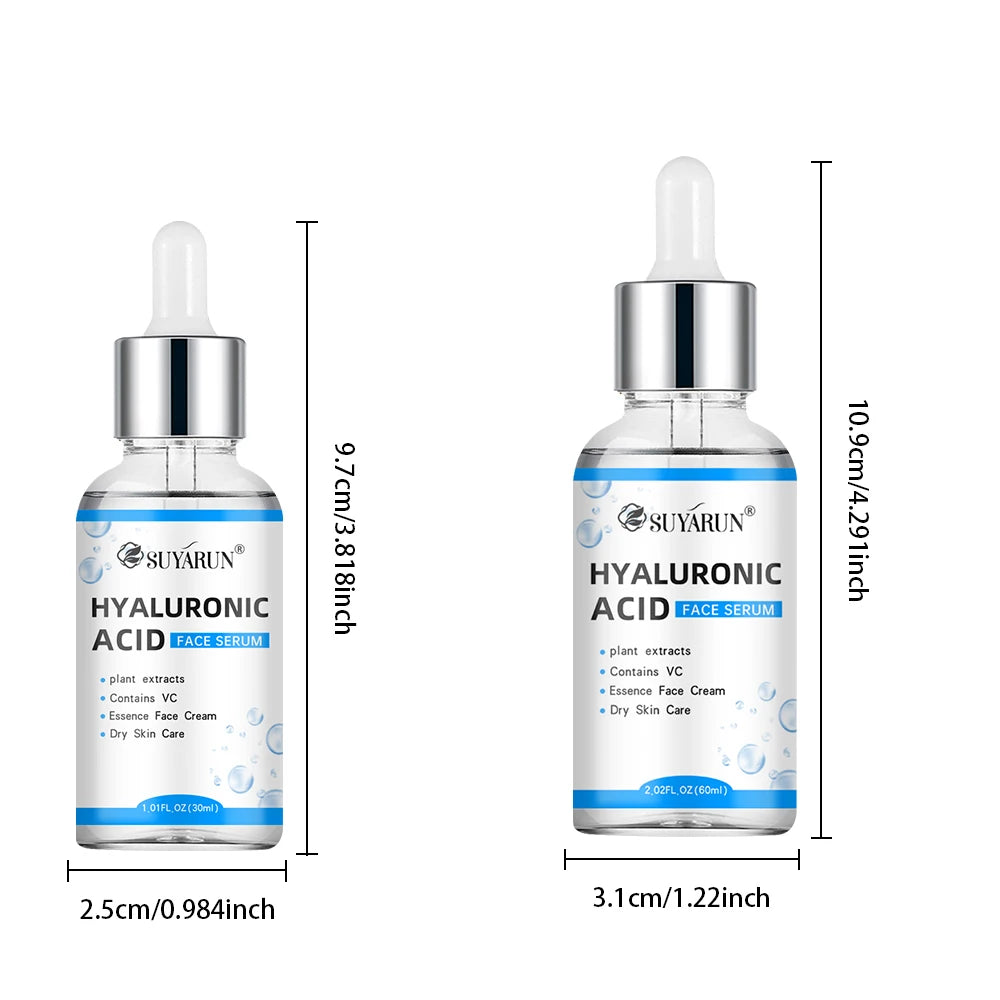 SUYARUN Hyaluronic Acid Serum - 24H Intense Hydration, Anti-Wrinkle & Plumping, Lightweight Face Moisturizer for All Skin Types. Peaceful Pleasures Health and Wellness