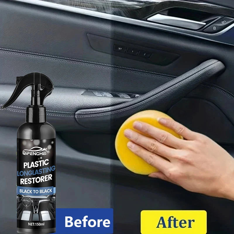 Car Plastic & Tire Restorer – Crystal Coating Dashboard Wax